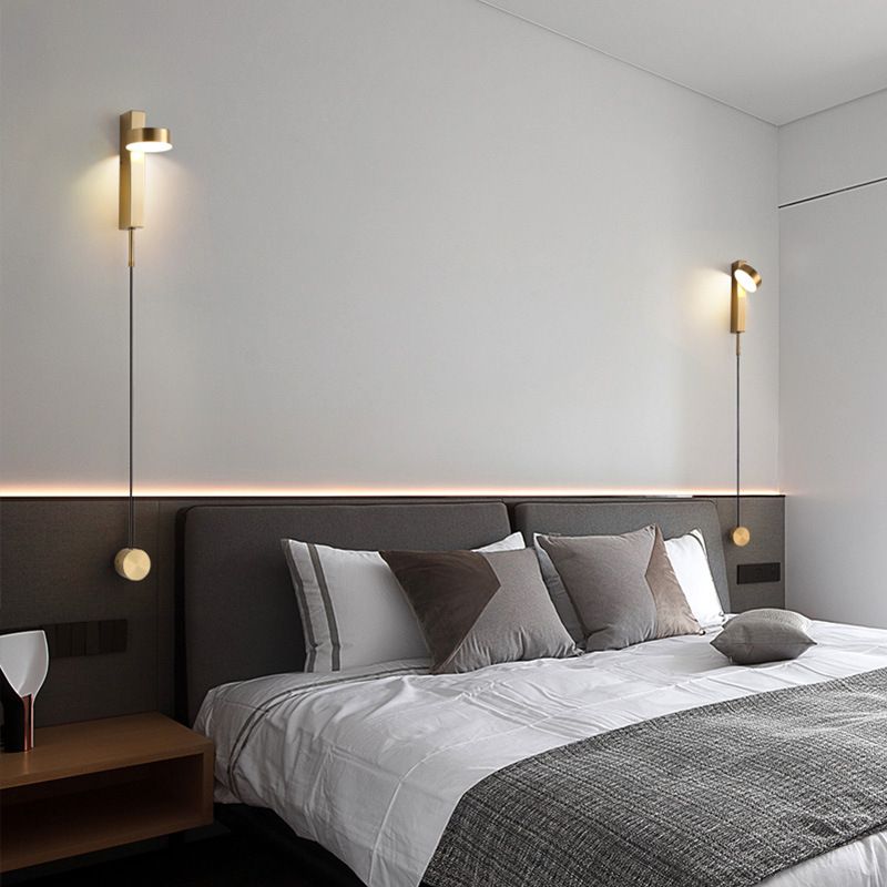 极简壁灯现代简约卧室床头灯创意个性时尚北欧led客厅过道灯墙灯细节图