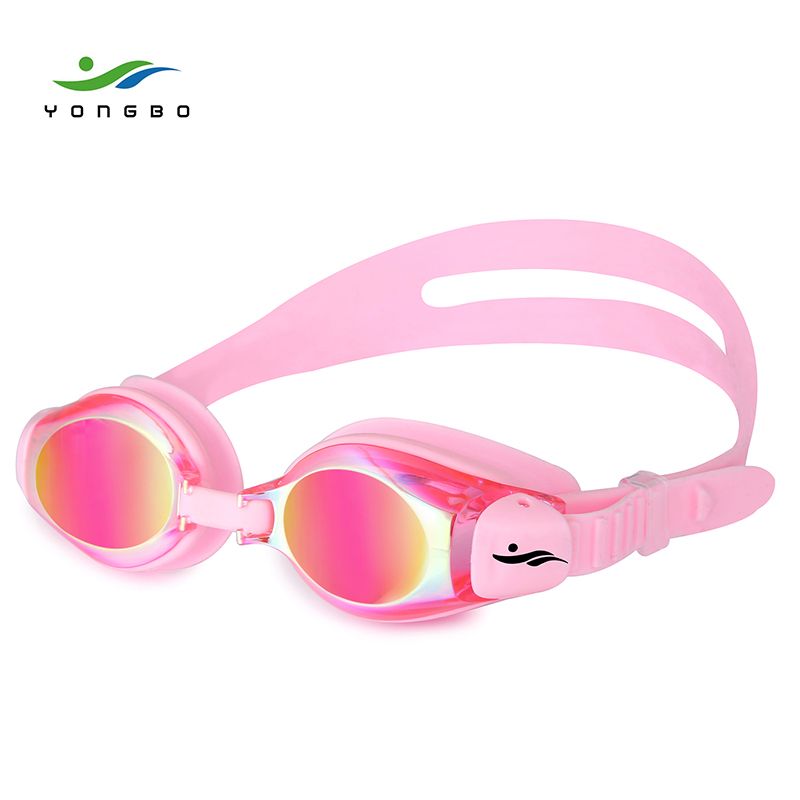Yongbo Factory Direct sales of electroplated anti-fog silicone swimming goggles [Customizable]