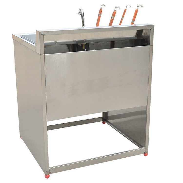 Vertical four-compartment noodle cooker with soup pool FY-4HX.R-2 gas noodle cooker for commercial spicy hot pot skewers Item Picture