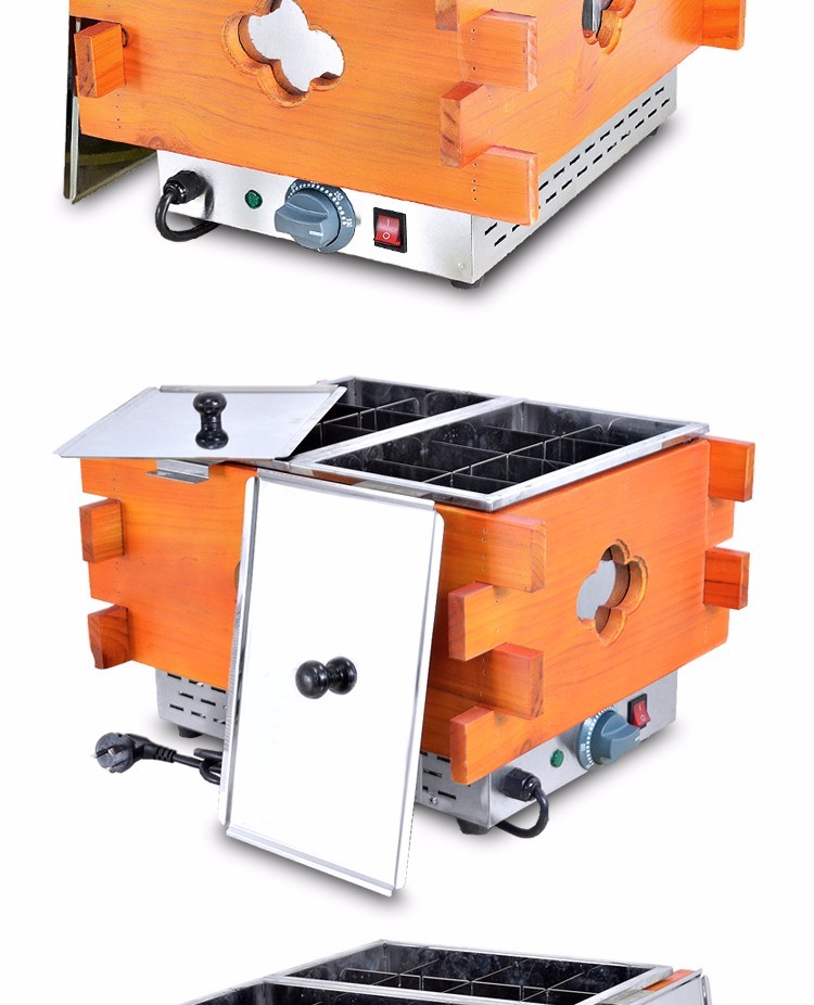 双缸电热关东煮FY-201-2商用十六格麻辣烫关东煮串串香小吃机详情图7