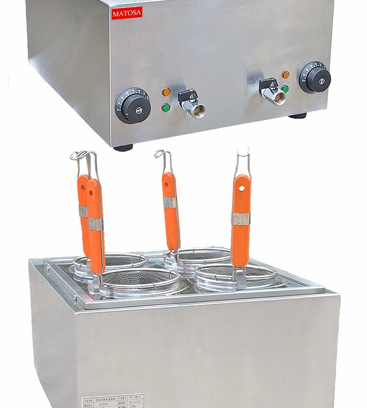 台式四格电热煮面机FY-4M-B商用四孔汤粉炉牛杂麻辣烫煮面炉设备详情6