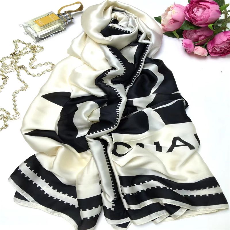 Boutique Scarf Women All Wear Neck Sunblock Mulberry Silk Scarf Summer Thin Gauze Scarf With Shawl 46