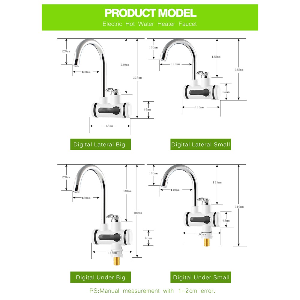 The 2000W electric water faucet from South America is an instant kitchen water heater that heats water quickly. It is a small kitchen water heater for bathrooms detail image 11