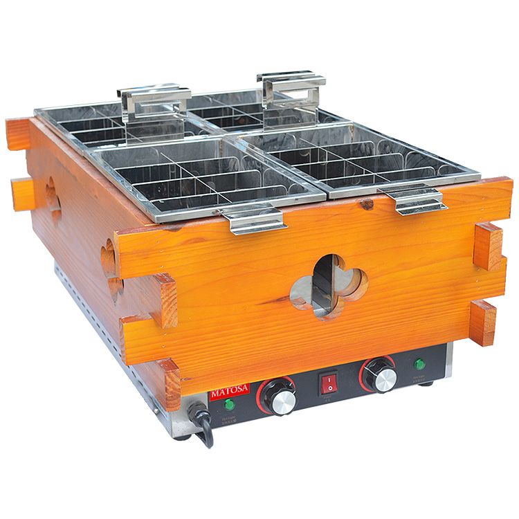 Four-tank electric hot pot FY-204 commercial 32-compartment spicy hot pot machine, skewer and octopus ball machine Specification image