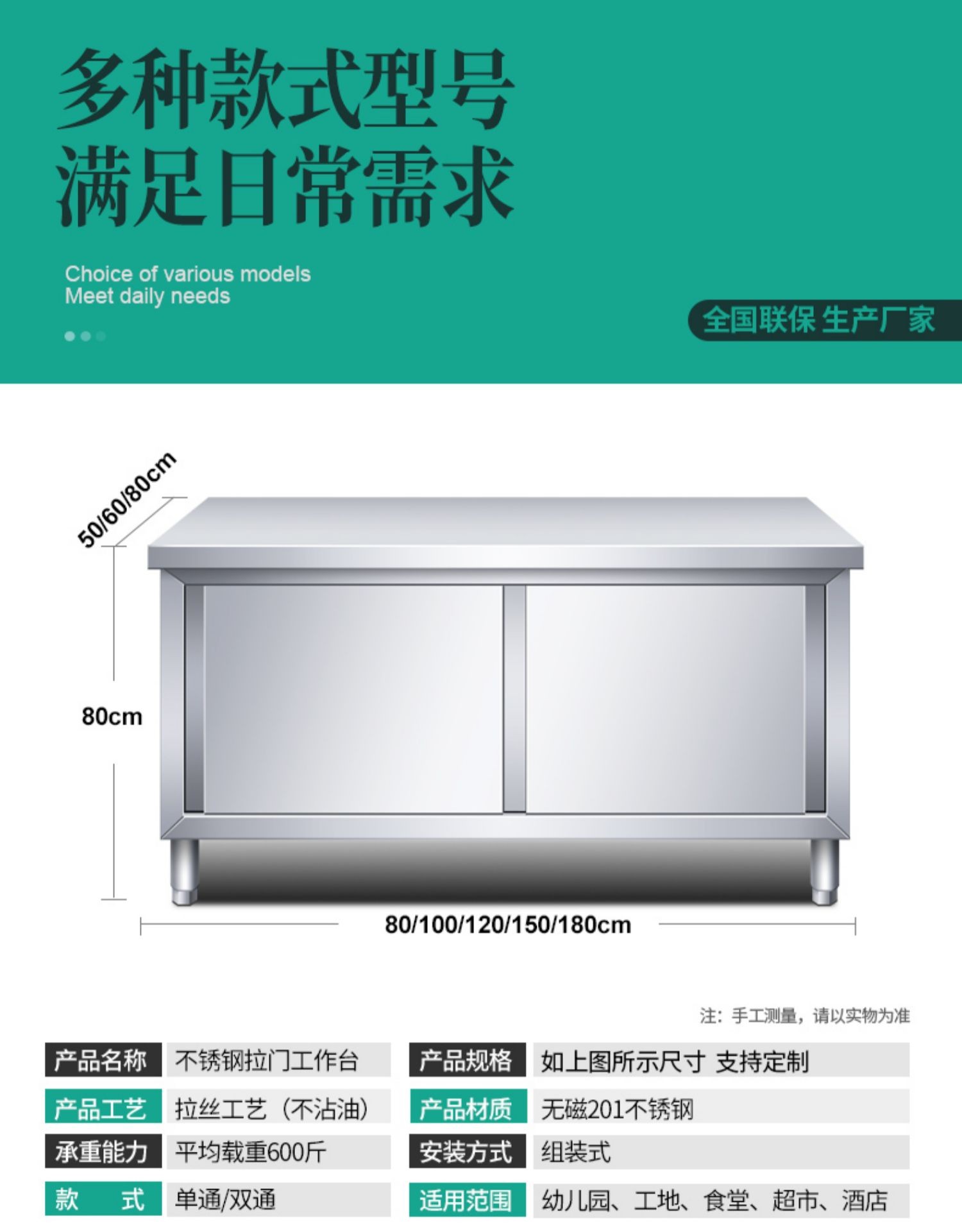 不锈钢操作台详情11