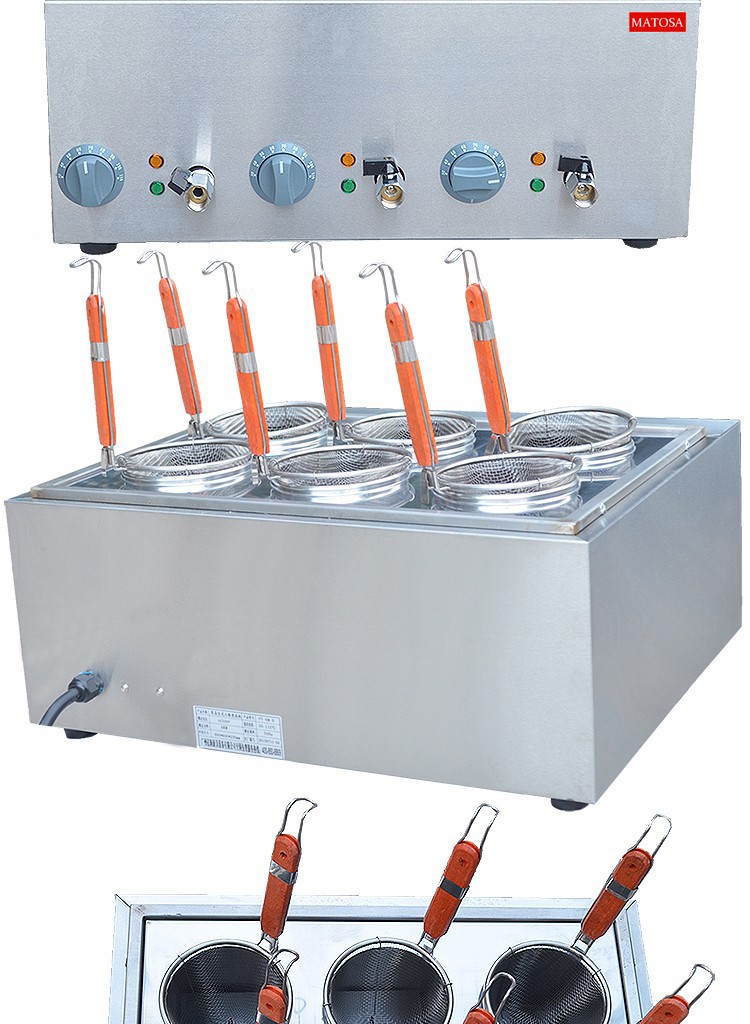 商用台式电热六格煮面机FY-6M-B煤气汤粉炉煮面炉详情6