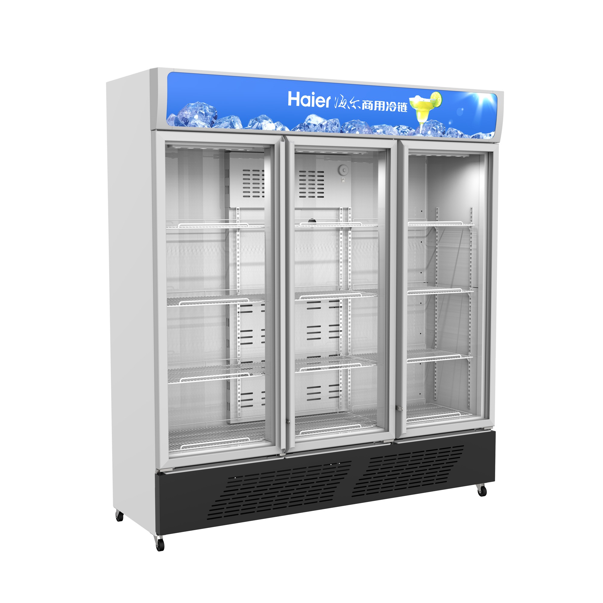 Haier SC-1050HS three-door commercial vertical refrigeration cabinet, display cabinet and beverage cabinet pic 3