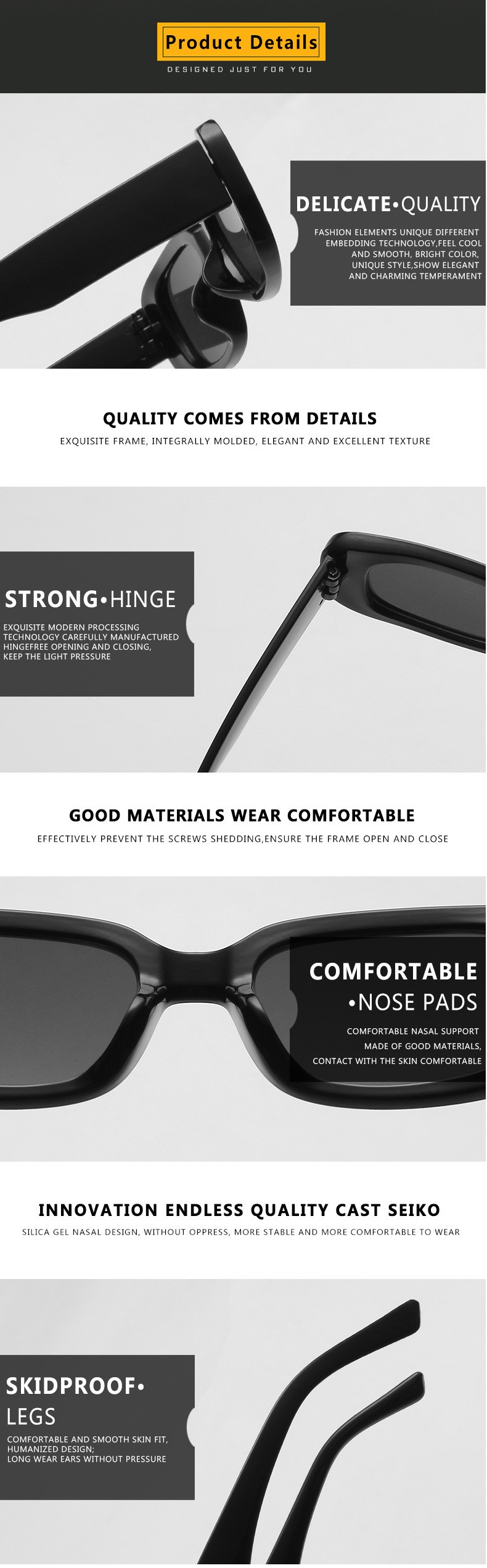 新款时尚花朵向日葵儿童太阳镜潮流果冻色眼镜太阳花装饰墨镜2021详情图8