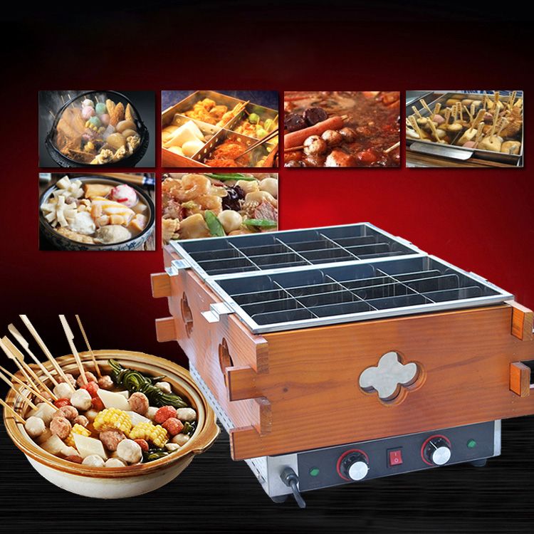 商用双缸三十二格关东煮FY-202麻辣烫 关东煮串串香煮丸子机设备产品图