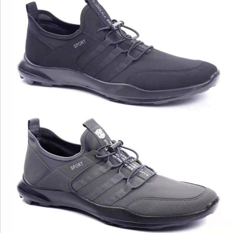 Flying woven breathable lace-up casual shoes Breathable with holes woven surface durable comfortable sports shoes Men's shoes cushioned sports O19