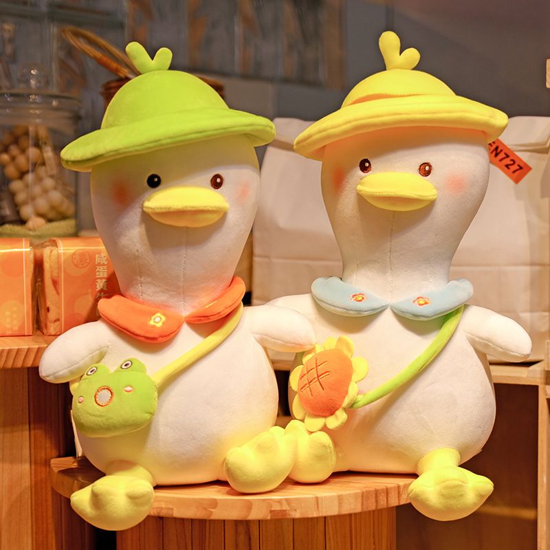 40CM popular little duck plush toy doll, baby sleeping pillow, children's cloth doll details Picture