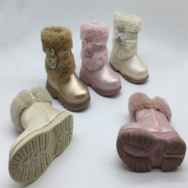 新款童鞋儿童马丁靴2021春季新品中大童平底侧拉链靴女童防滑靴子a39