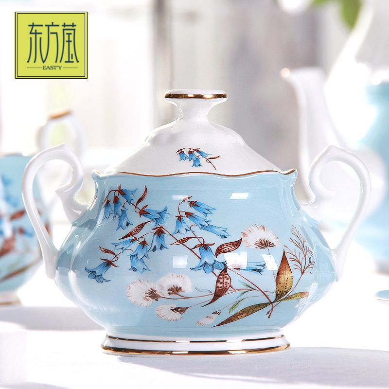 咖啡具套装/骨瓷杯碟/咖啡杯碟白底实物图