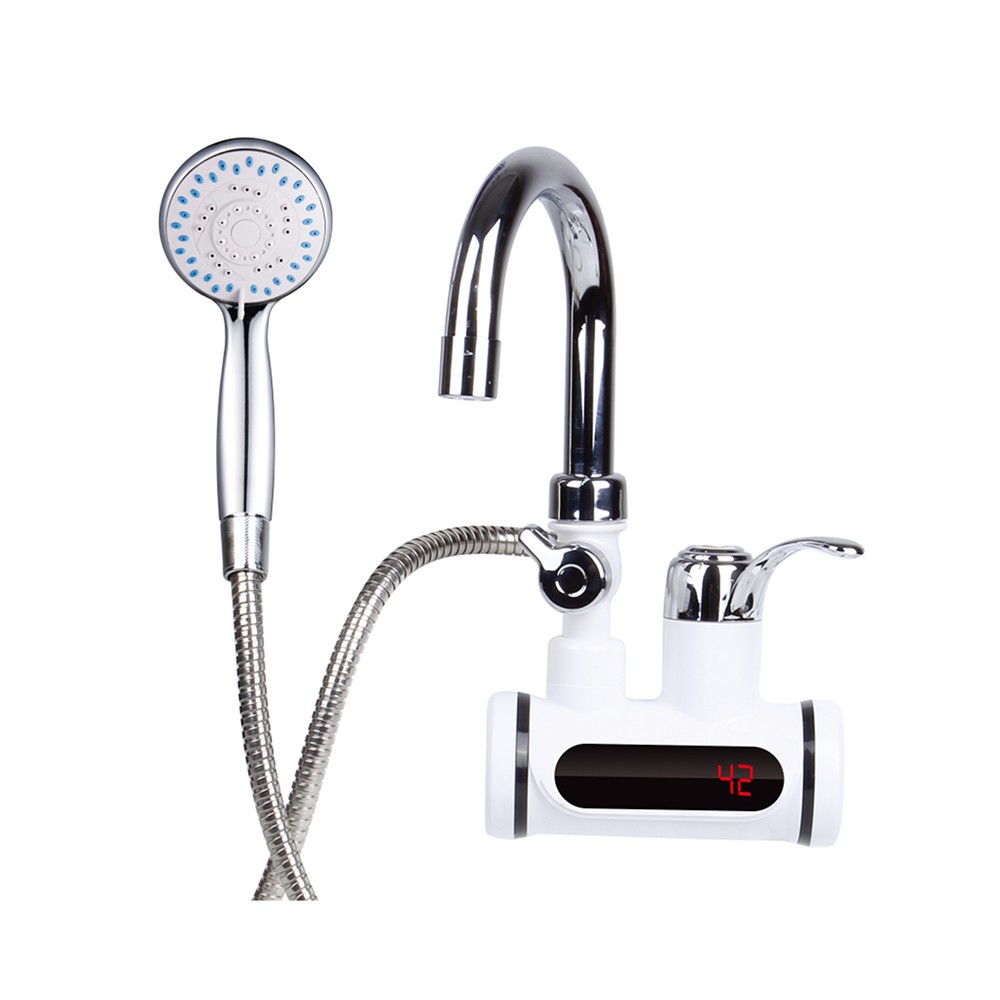 The 2000W electric water faucet from South America is an instant kitchen water heater that heats water quickly. It is a small kitchen water heater for bathrooms detail image 7