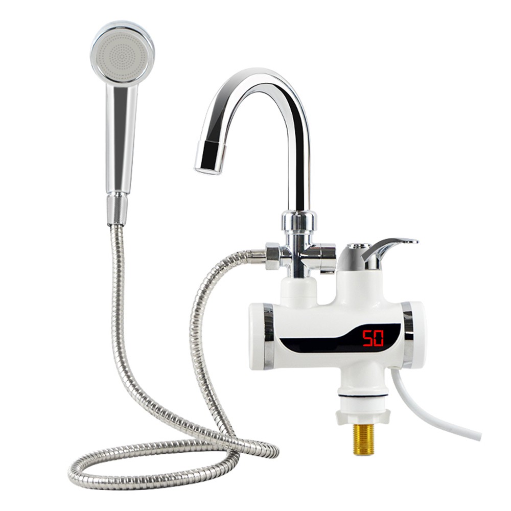 3000W instant electric water faucet, dual-purpose faucet for shower and bath, water heater, kitchen water heater, instant hot water faucet pic 16