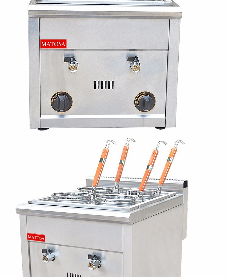 Commercial desktop gas four-compartment noodle cooking machine FY-4M.R, gas soup noodle stove, spicy hot pot machine, snack equipment detail image 5