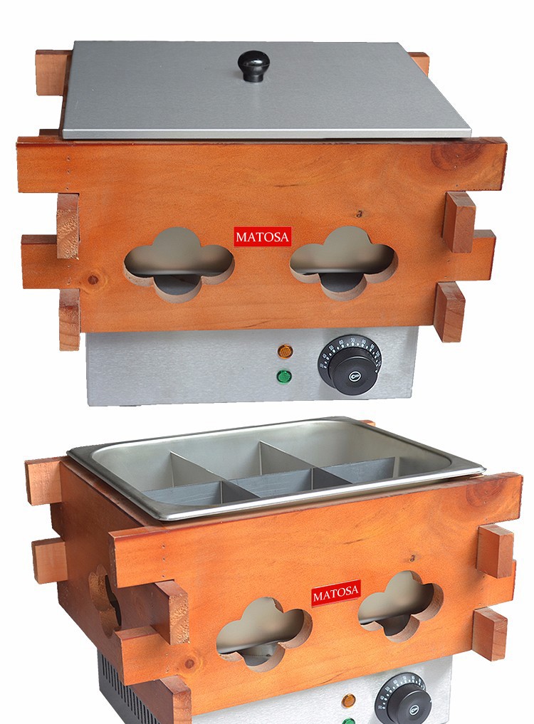 Commercial electric six-compartment oden FY-15A single-tank spicy hot pot, skewer and meatball cooking machine snack equipment detail image 4