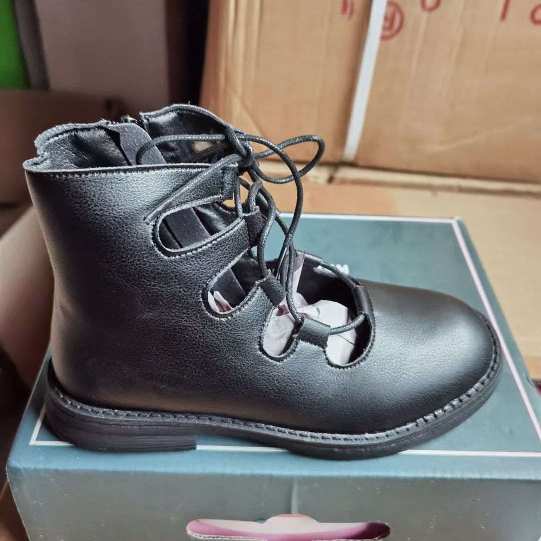 Jindian Trade, wholesale for foreign trade, Zhongtong Datong Girls' Leather Shoes, fashionable princess shoes, versatile and comfortable girls' shoes, Zhongtong Datong Girls' Leather Shoes JD41