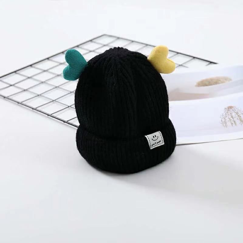 潮娃萌娃儿童帽针织帽保暖防寒baby帽子鑫欣帽业zz-016
