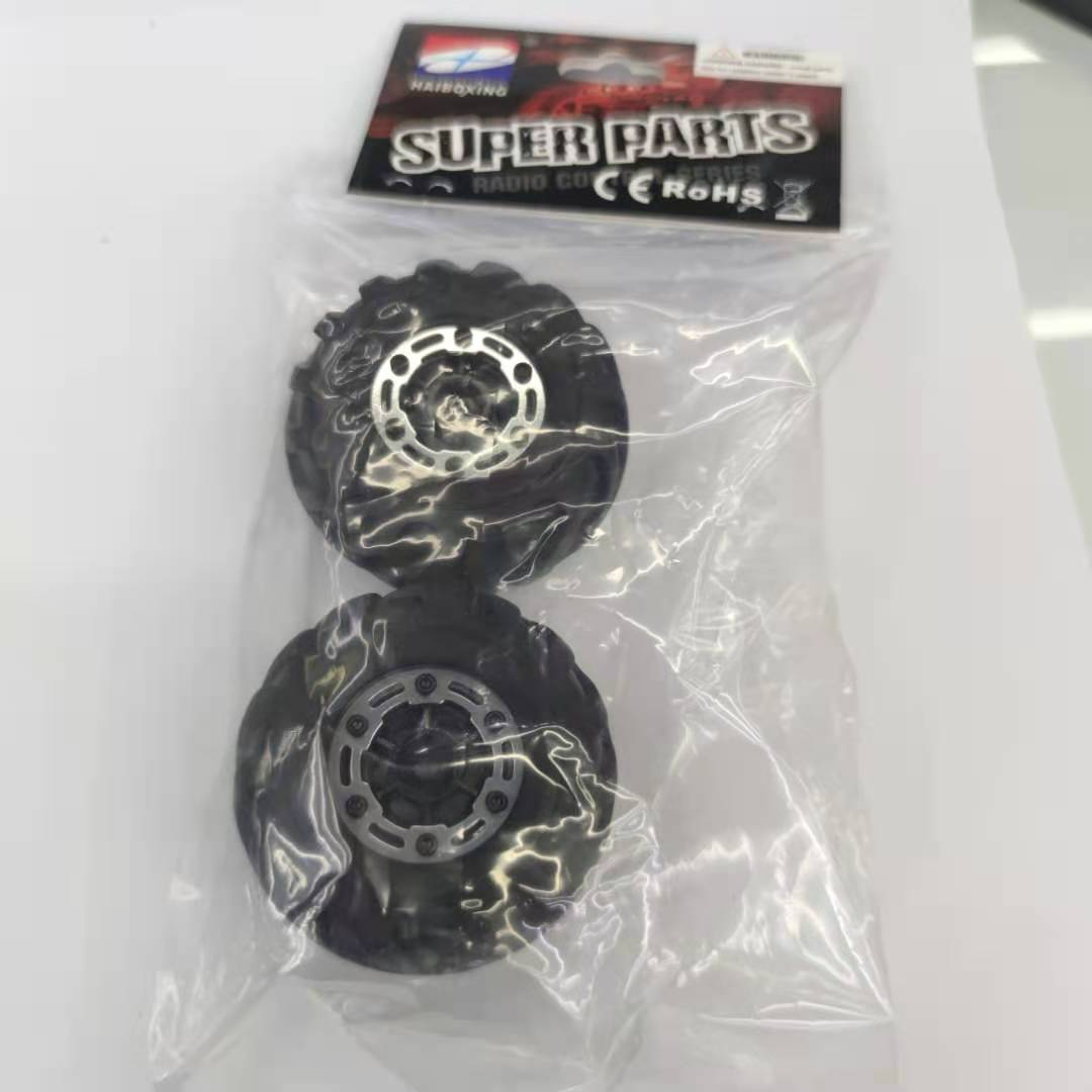 Haibo Star 2098B small climbing tire 1/24 Remote Control car model car tire 24968 Climbing wheel assembly details Picture