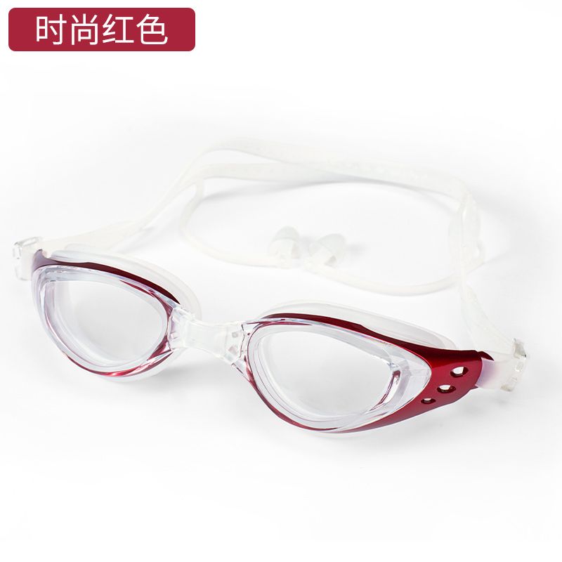 Yongbo Factory Direct sales of silicone anti-fog transparent swimming goggles [Customizable]