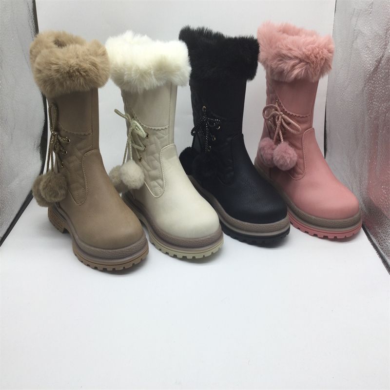 童靴女童皮鞋儿童单靴软底中大童雪地靴春秋英伦风皮面儿童马丁靴a55