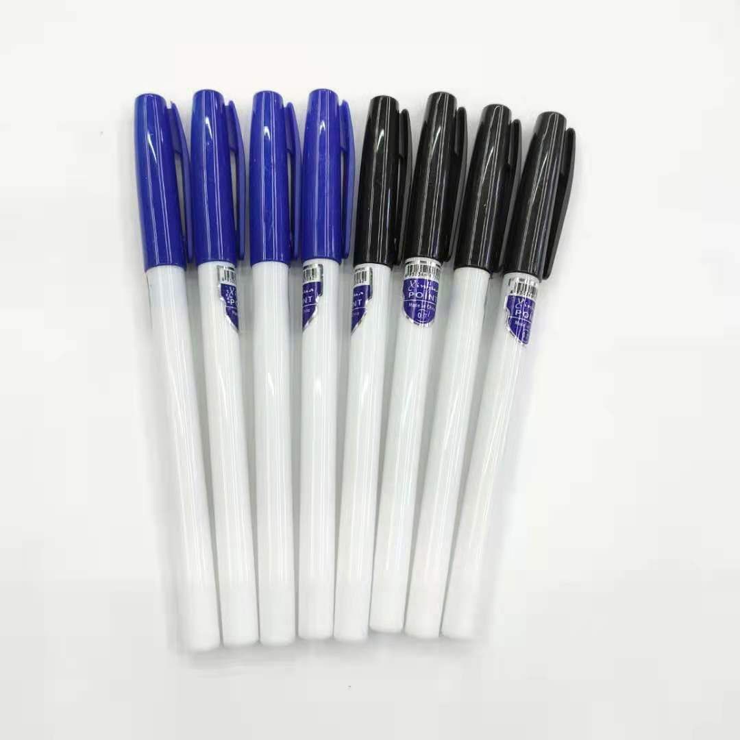 Simple ballpoint pen, blue reflow, plastic ballpoint pen, office supplies, smooth writing details Picture