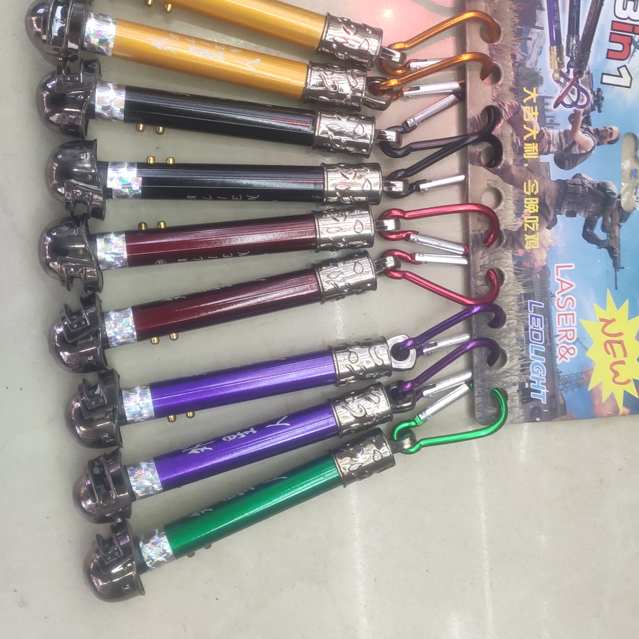 儿童玩具大吉大利外星人钥匙扣激光灯赠送礼品手电筒小夜灯地摊货源厂家直销