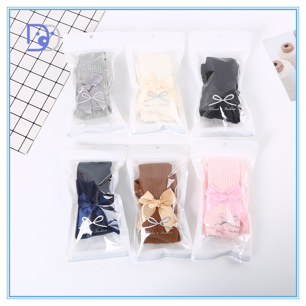 2021 Korean Spring and Autumn New style Baby big Bow Girls Tights, Children and infants big pp pantyhose Item Picture