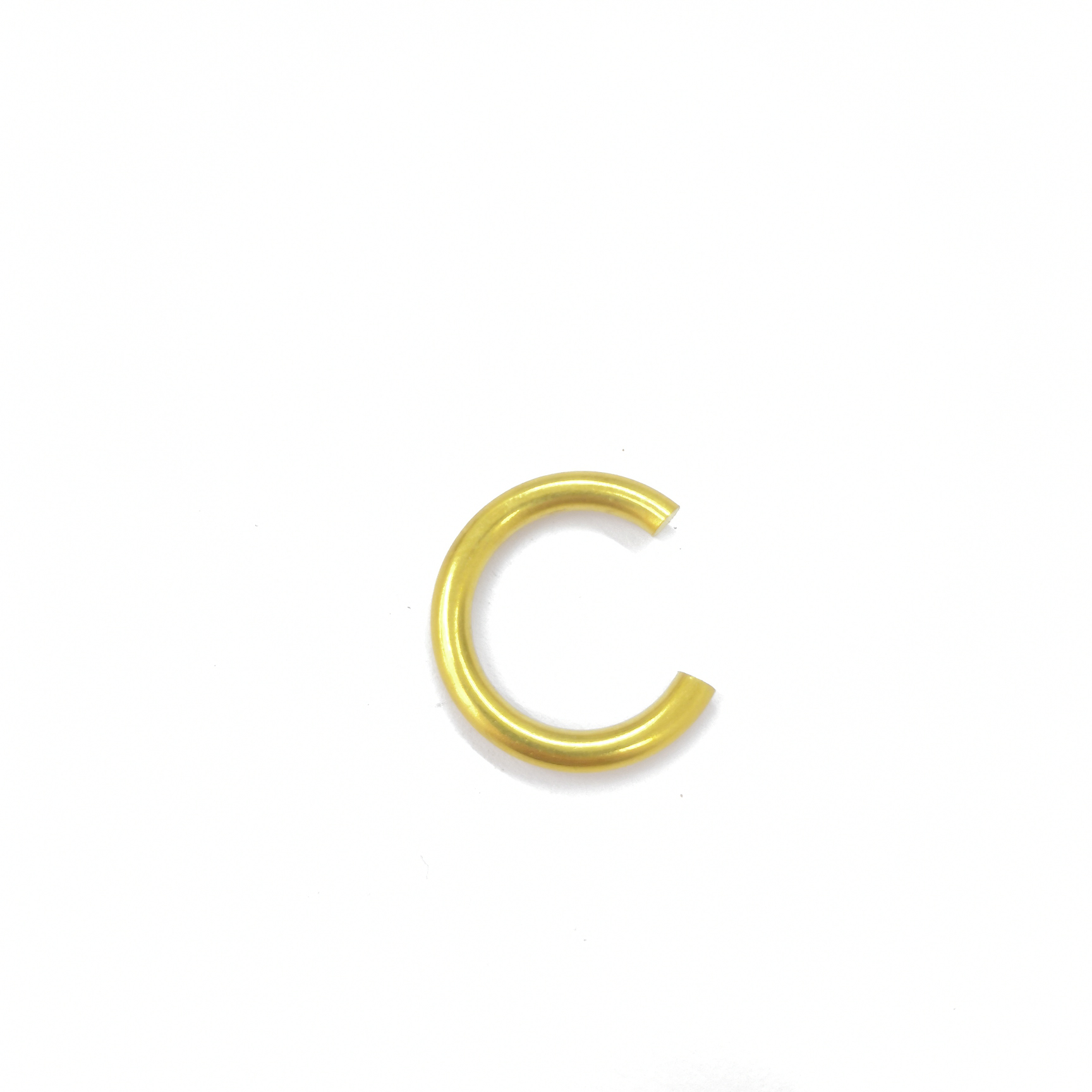 FH00534 round copper wire cut ring