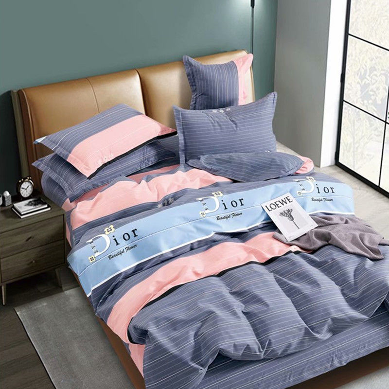 Cotton 4-Piece Cotton Thickened Twill Warm 1.0M 3-Piece Bed Sheet 1.5M2.0m Double Item Picture