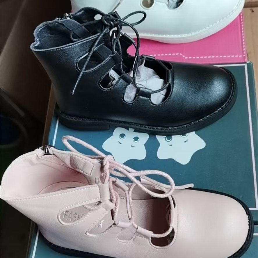 Jindian Trade, wholesale for foreign trade, Zhongtong Datong Girls' Leather Shoes, fashionable princess shoes, versatile and comfortable girls' shoes, Zhongtong Datong Girls' Leather Shoes JD35