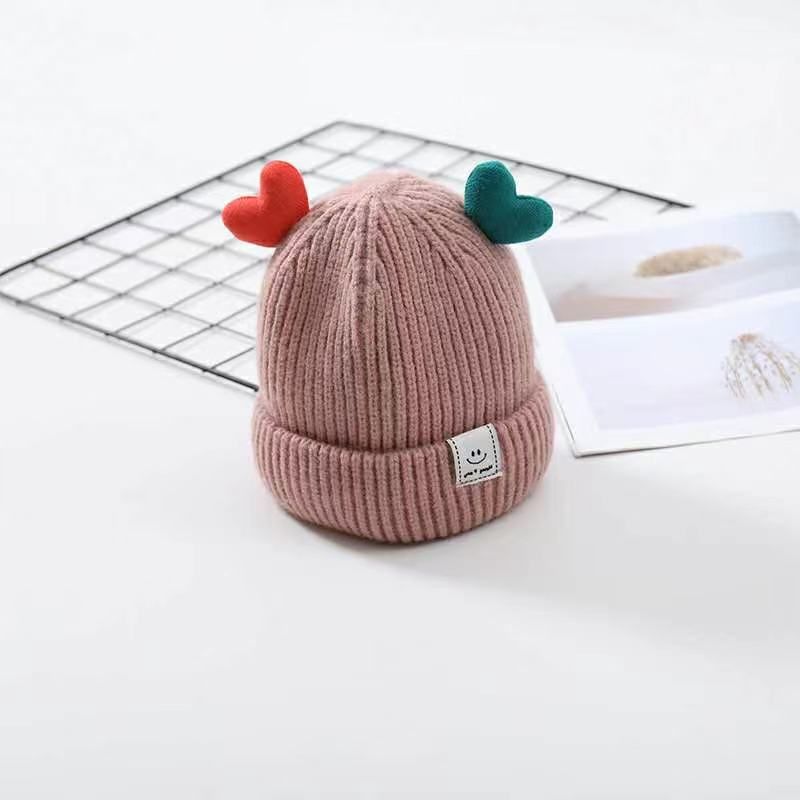 潮娃萌娃儿童帽针织帽保暖防寒baby帽子鑫欣帽业zz-013