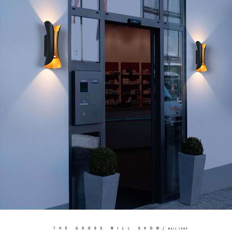 LED wall lamps, LED outdoor wall lamps, LED double-head wall lamps, LED aluminum wall lamps detail image 2