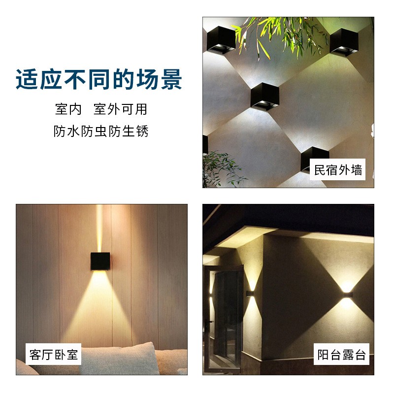 LED wall lamps, LED waterproof wall lamps, LED outdoor wall lamps, LED aluminum wall lamps detail image 2