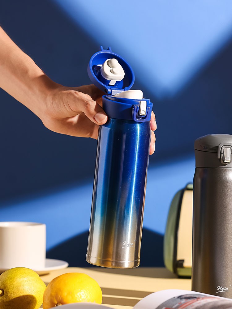 厂家直销新款钢铁侠304不锈钢保温杯 QKS-500详情图3