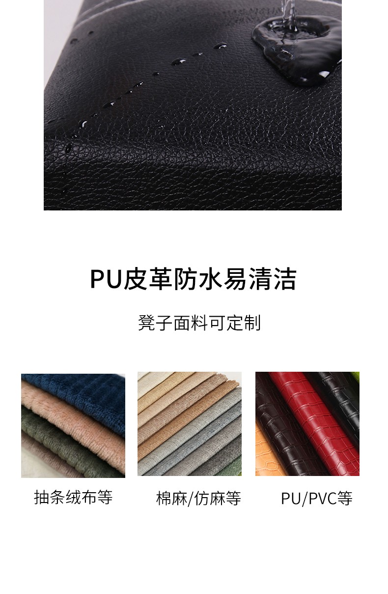 皮革折叠收纳凳大容量多功能储物凳玩具家用沙发换鞋凳跨境批发详情图8