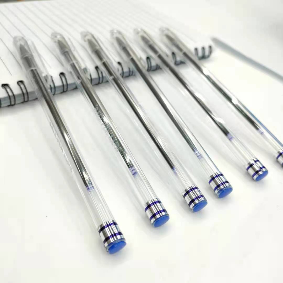 قطعة قلم حبر مبسَّطة ذات طابع شفاف مزود بأسلاك مكتبية مباشرة details Picture