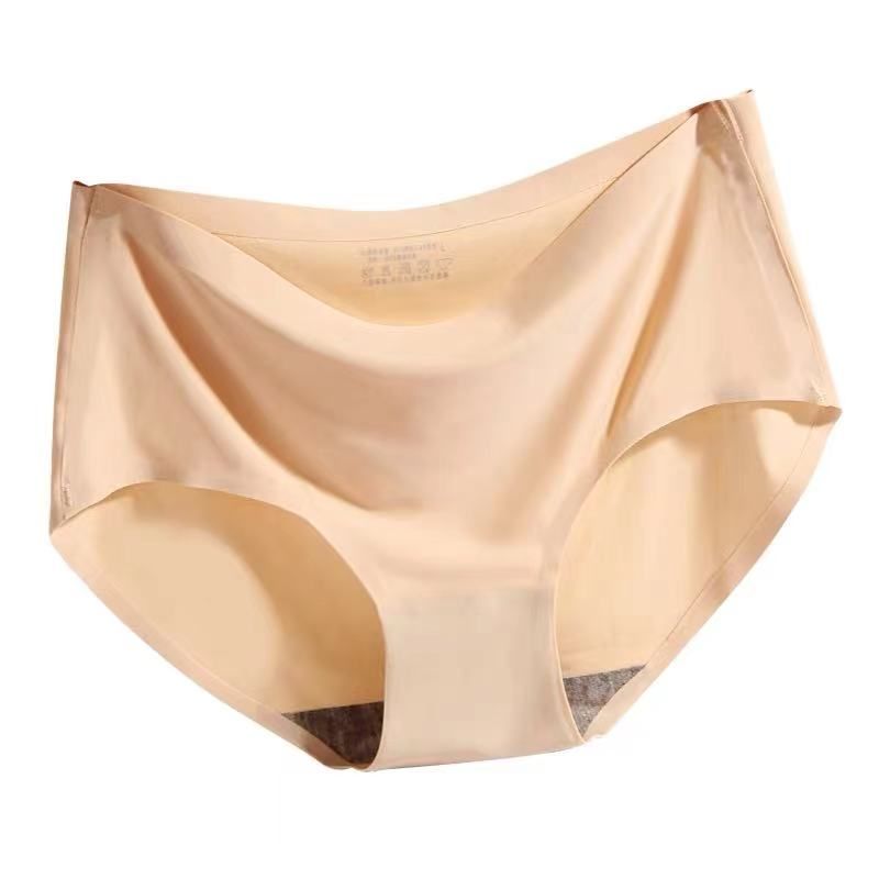 Seamless Underwear Women's Cotton Antibacterial Graphene Summer Middle Waist Little Girls Cotton Thin Japanese Triangle Shorts Head 1210