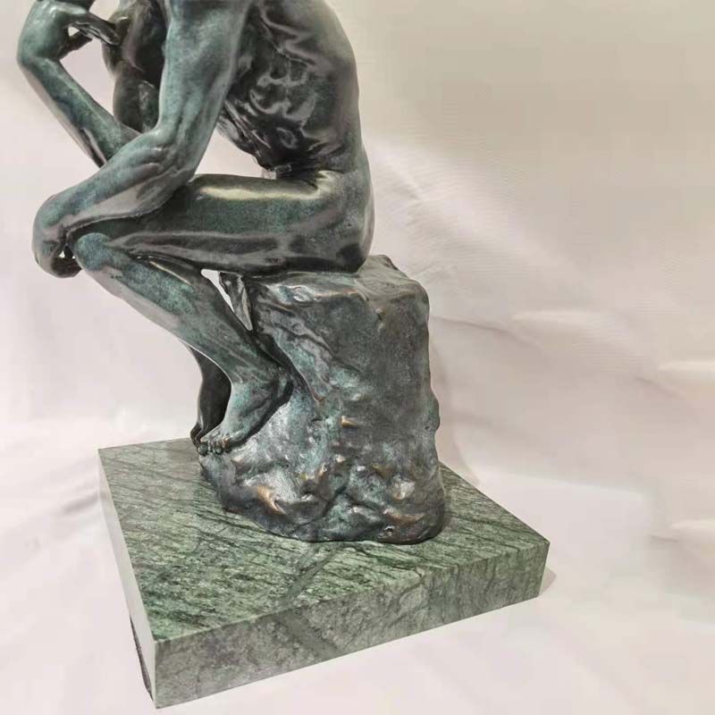 Pure Copper Carving Thinker Office Home Living Room Indoor Copper Decoration Soft Decoration Modern Gifts Gifts Application Scenario
