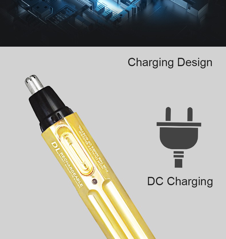 DALING Electric Nasal Hair Trimmer DALING-7001 Men's Nasal Hair Cleaning and Shaving Device, rechargeable nasal hair trimmer, wholesale for export detail image 8