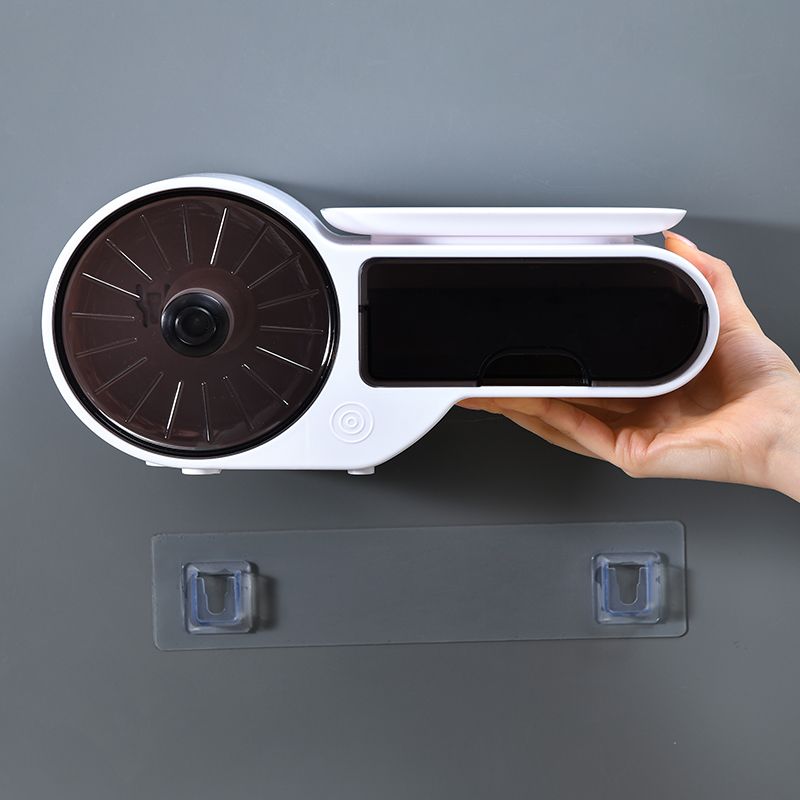 卫生间防水纸巾盒简约厕所抽纸厕纸置物架防水创意免打孔壁挂浴室卷纸