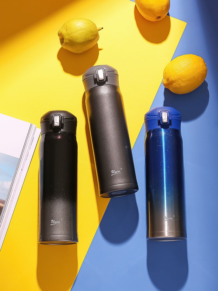 厂家直销新款钢铁侠304不锈钢保温杯 QKS-500详情图1