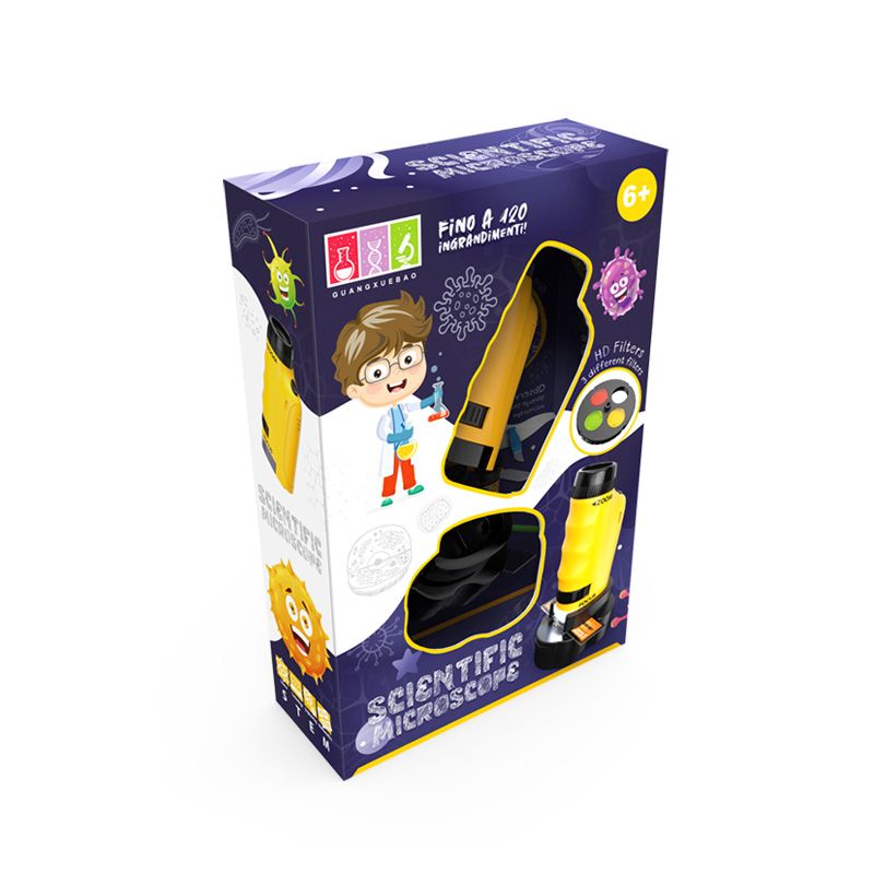 义乌好货 厂家直销显微镜高倍率看标本高清教学专用2120A儿童礼物产品图
