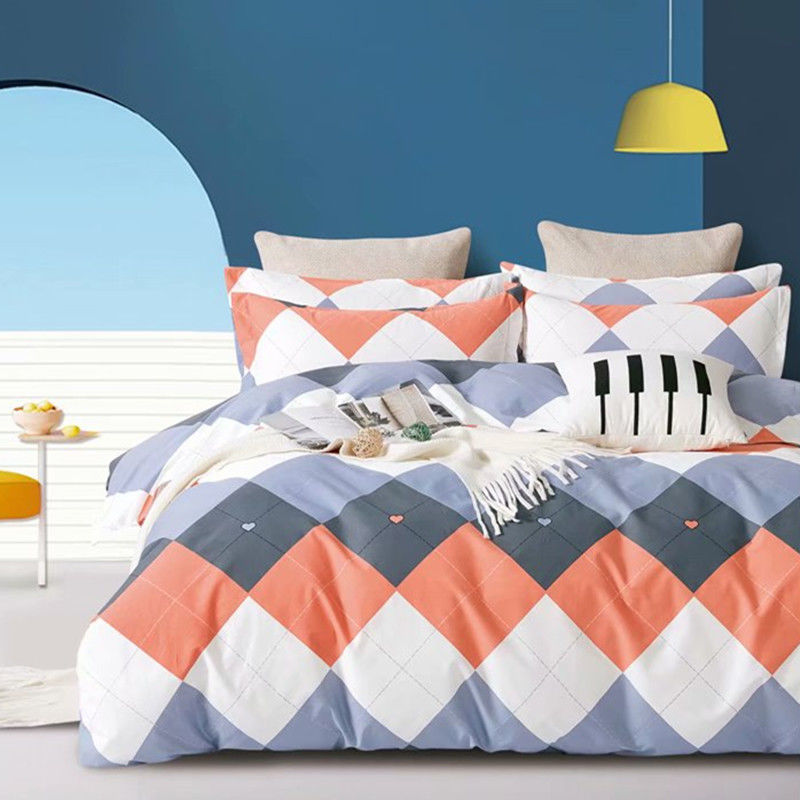 Cotton 4-Piece Cotton Thickened Twill Warm 1.0M 3-Piece Bed Sheet 1.5M2.0m Double Specification drawing