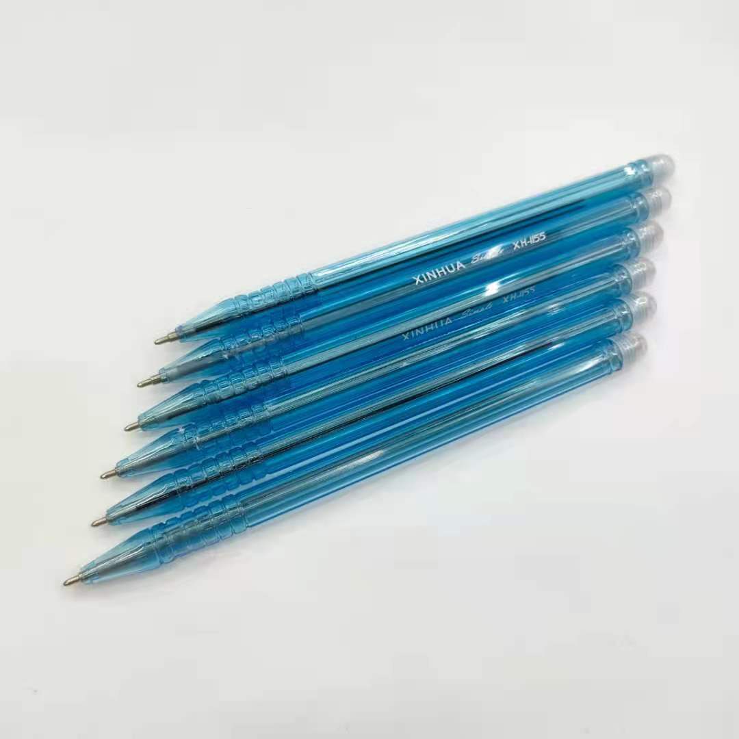 Simple ballpoint pen, plastic blue core ballpoint pen, office supplies, smooth writing Item Picture