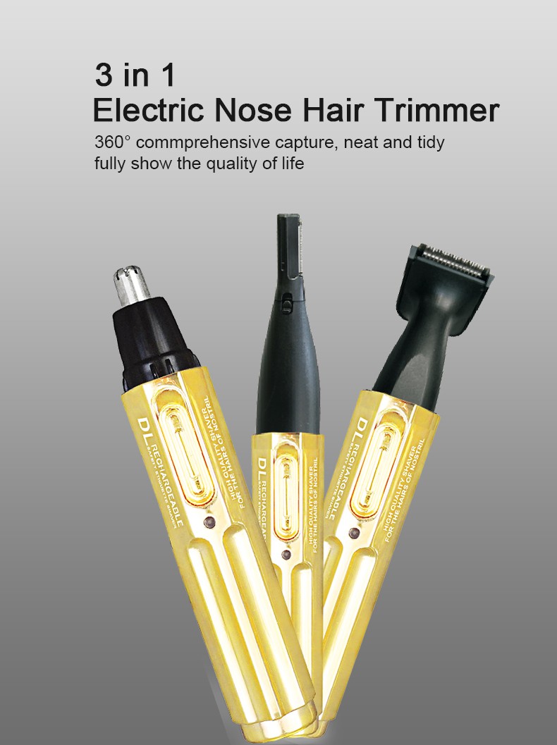 DALING Electric Nasal Hair Trimmer DALING-7001 Men's Nasal Hair Cleaning and Shaving Device, rechargeable nasal hair trimmer, wholesale for export detail image 1