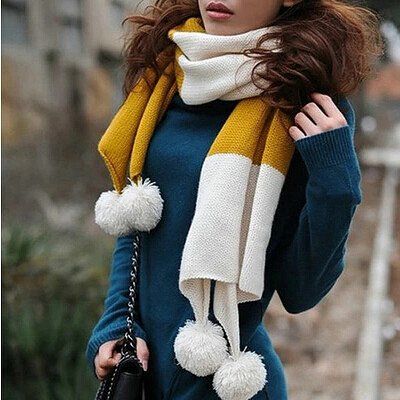 女士时尚韩版潮流围巾2021新款加厚保暖爆款网红49