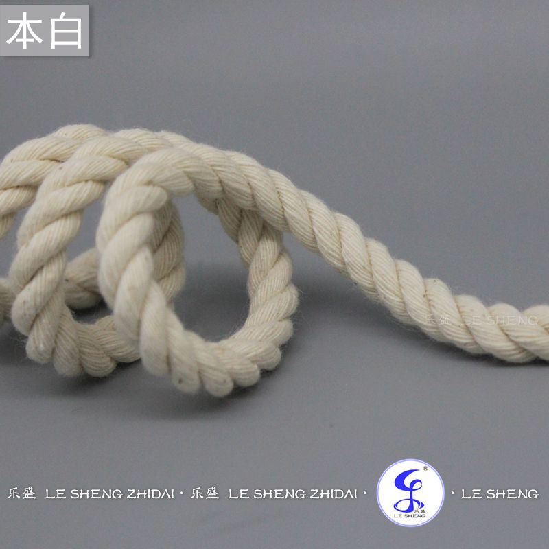 Le Sheng 6Mm Environmental Protection Three Strands Of Cotton Rope Pure Cotton Natural Materials Decorative Bundling Diy Rope With 25 Meters Roll Pack Application Scenario