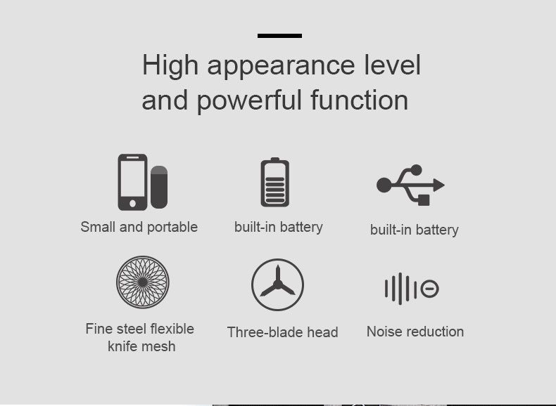 DALING Electric Nasal Hair Trimmer DALING-7009 Men's Nasal Hair Cleaning and Shaving Device, rechargeable nasal hair trimmer, wholesale for export detail image 2